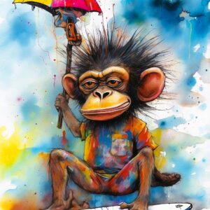 Surfing Monkey
